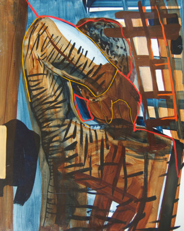 De Tempo Mann, Olieverf op paneel, 50x65 cm