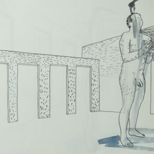 The Washing, Tekening, 50x 56, 2013