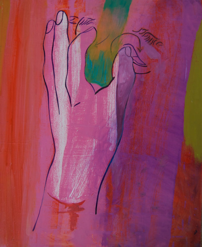 De Tempo Mann, Olieverf op paneel, 50x65 cm