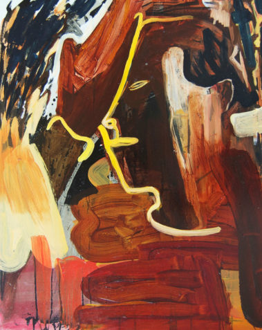 De Tempo Mann, Olieverf op paneel, 50x65 cm