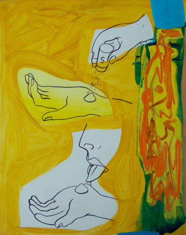 De Tempo Mann, Olieverf op paneel, 50x65 cm