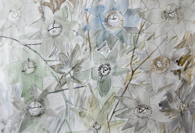 In Flanders Fields, Ontwerptekening behang