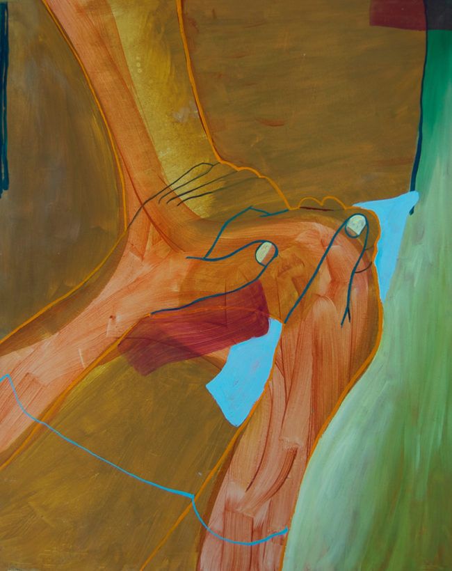 De Tempo Mann, Olieverf op paneel, 50x65 cm