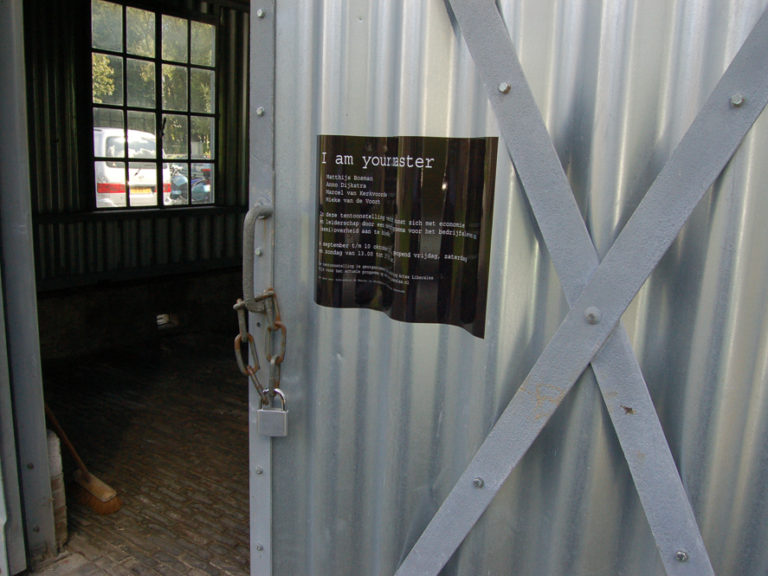 I am your master, entree expositie, Kunstfort bij Vijfhuizen 2010