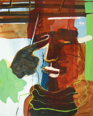De Tempo Mann, Olieverf op paneel, 50x65 cm