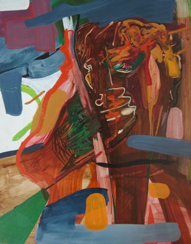 De Tempo Mann, Olieverf op paneel, 50x65 cm