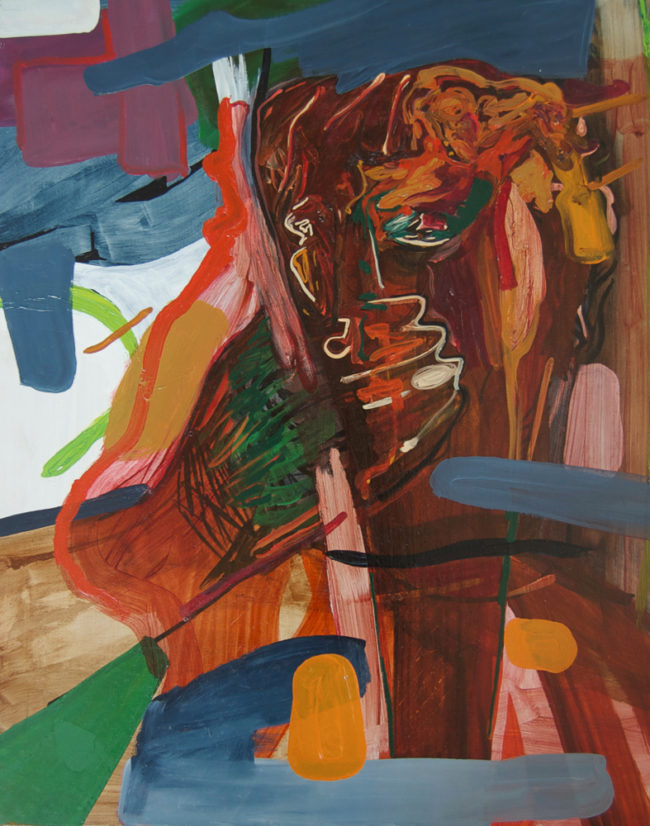 De Tempo Mann, Olieverf op paneel, 50x65 cm