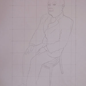 Die Macher, schetsen, potlood op papier, ca 23*35 cm