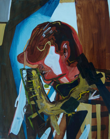 De Tempo Mann, Olieverf op paneel, 50x65 cm