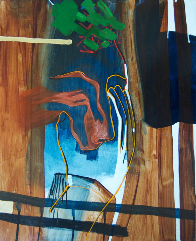 De Tempo Mann, Olieverf op paneel, 50x65 cm