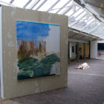 In Flanders Fields, installatie , schilderij, behangpapier, Vishal Haarlem, june 2012