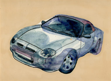 The Myth, Gemengde techniek op MDF, ± 20 x 30 cm