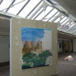 In Flanders Fields, installatie, schilderij, behangpapier, Vishal Haarlem, juni 2012