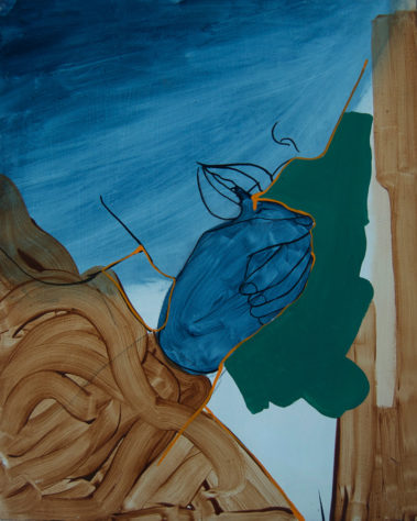 De Tempo Mann, Olieverf op paneel, 50x65 cm