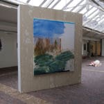 In Flanders Fields, installatie, schilderij, behangpapier, Vishal Haarlem, juni 2012