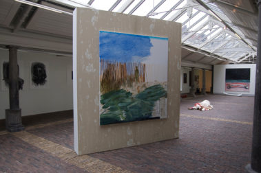 In Flanders Fields, installatie, schilderij, behangpapier, Vishal Haarlem, juni 2012