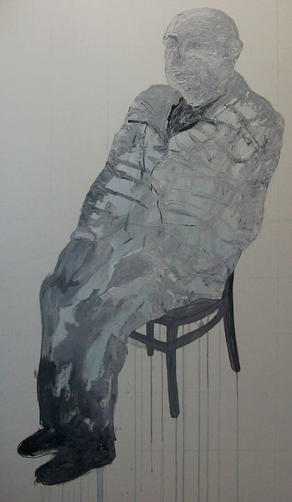 Die Macher 8, Olieverf op doek, 90 x 160 cm, 2009/2010