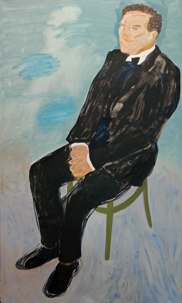 Die Macher 2, Olieverf op doek, 90 x 160 cm, 2009/2010