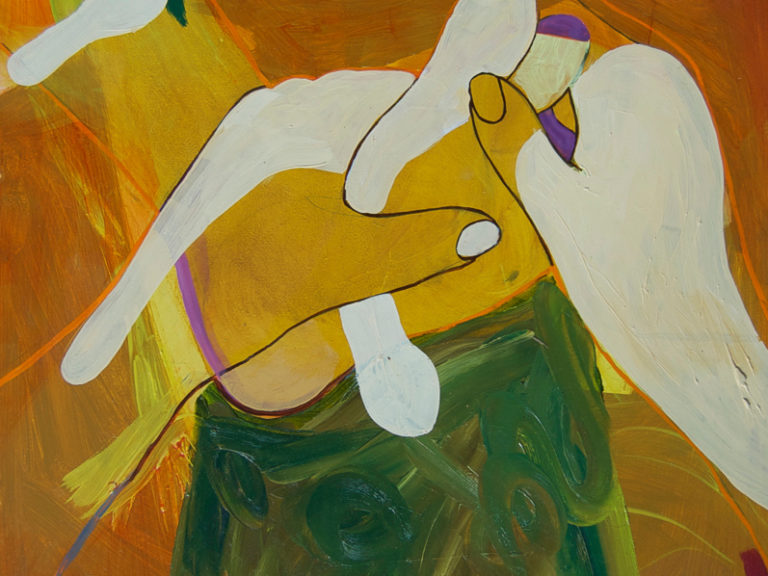 De Tempo Mann, Olieverf op paneel, 50x65 cm
