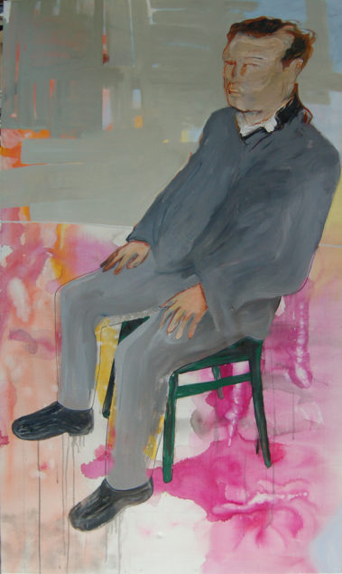 DIe Macher 7, olieverf op doek, 90 x 160 cm, 2009/2010