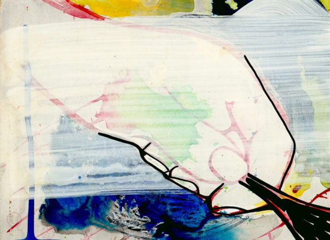The Myth, Gemengde techniek op MDF, ± 20 x 30 cm