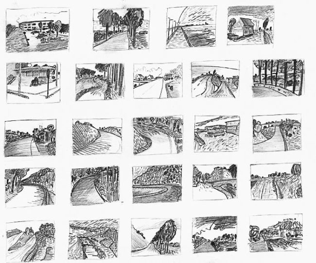 The Moment, ca 20 x 30 cm, tekeningen, in diverse collecties