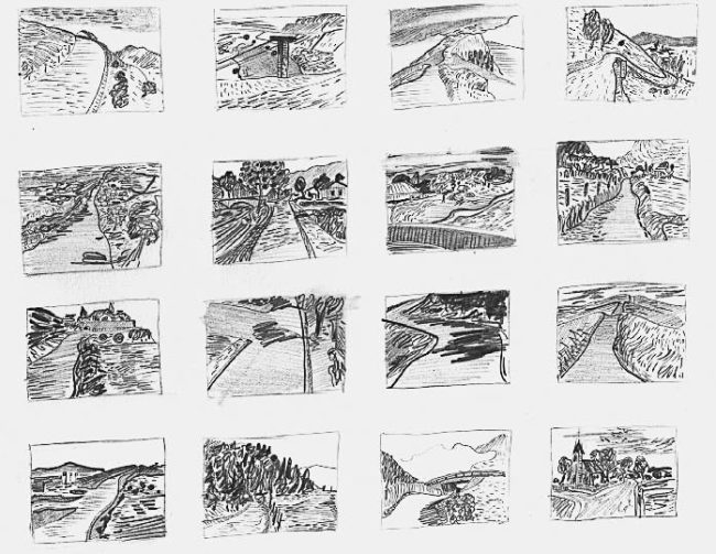 The Moment, ca 20 x 30 cm, tekeningen, in diverse collecties