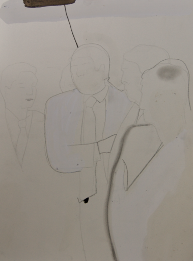 The Donald, 24 tekeningen op plaatmateriaal, 21 x 30 cm, Fort bij Asperen, 2018