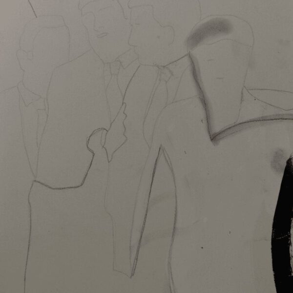 The Donald, 24 tekeningen op plaatmateriaal, 21 x 30 cm, Fort bij Asperen, 2018