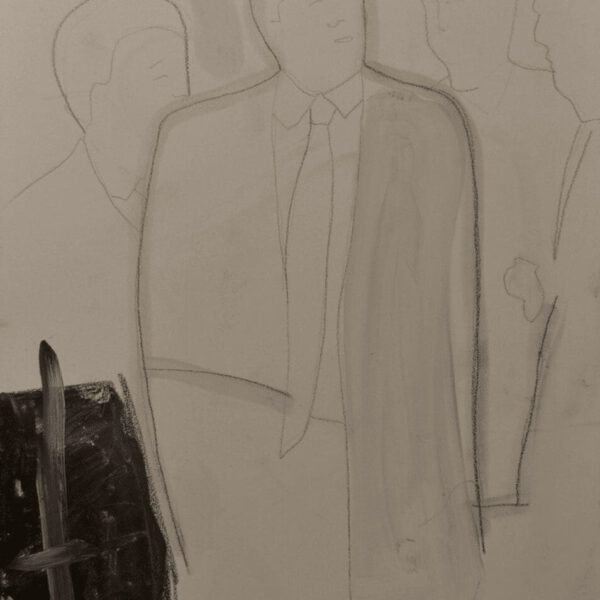 The Donald, 24 tekeningen op plaatmateriaal, 21 x 30 cm, Fort bij Asperen, 2018