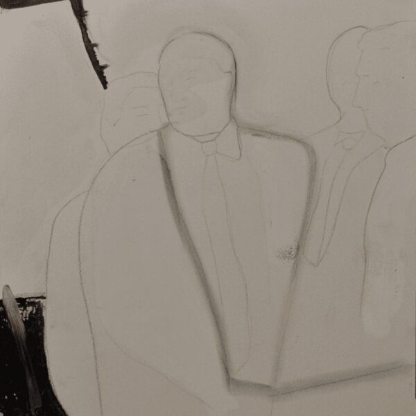 The Donald, 24 tekeningen op plaatmateriaal, 21 x 30 cm, Fort bij Asperen, 2018