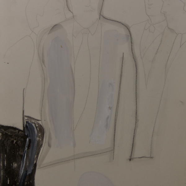 The Donald, 24 tekeningen op plaatmateriaal, 21 x 30 cm, Fort bij Asperen, 2018