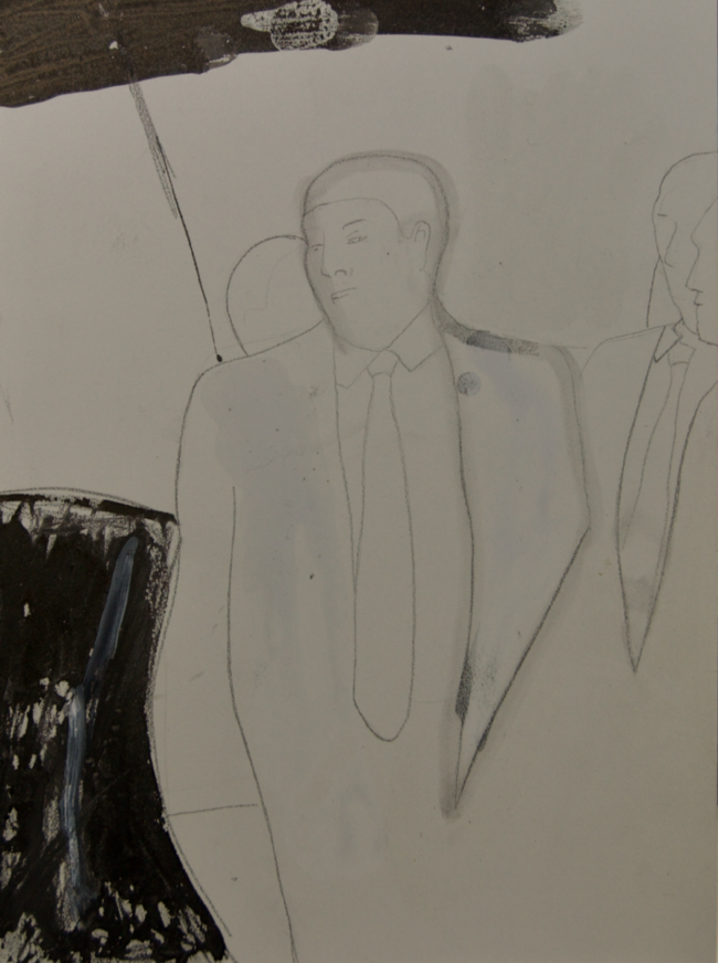 The Donald, 24 tekeningen op plaatmateriaal, 21 x 30 cm, Fort bij Asperen, 2018