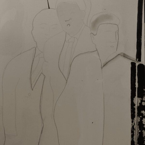 The Donald, 24 tekeningen op plaatmateriaal, 21 x 30 cm, Fort bij Asperen, 2018